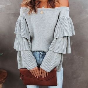 Off the Shoulder Sweater